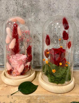 Dome avec rose éternelle